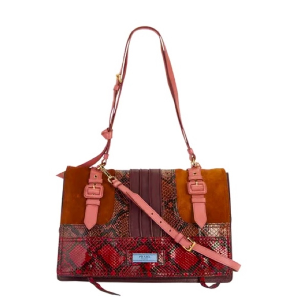 Prada Rare Python Etiquette Shoulder bag Fall 2017